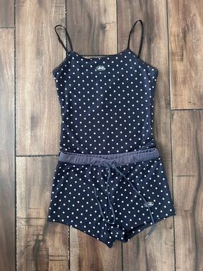 BADBLOOD Korea Navy Polka Dot Set